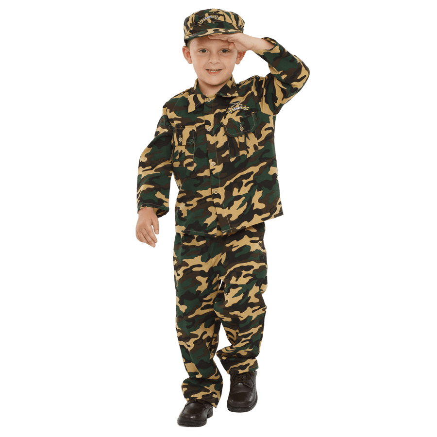 Army Dress Up Costume - Kids