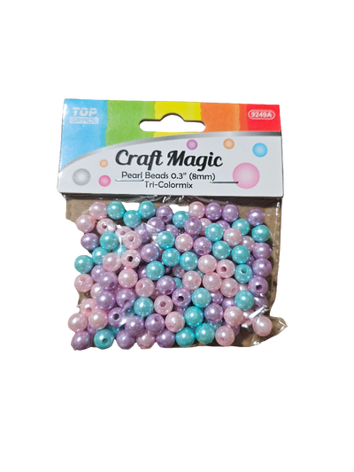 Craft Magic Pearl Beads Pastel Colors