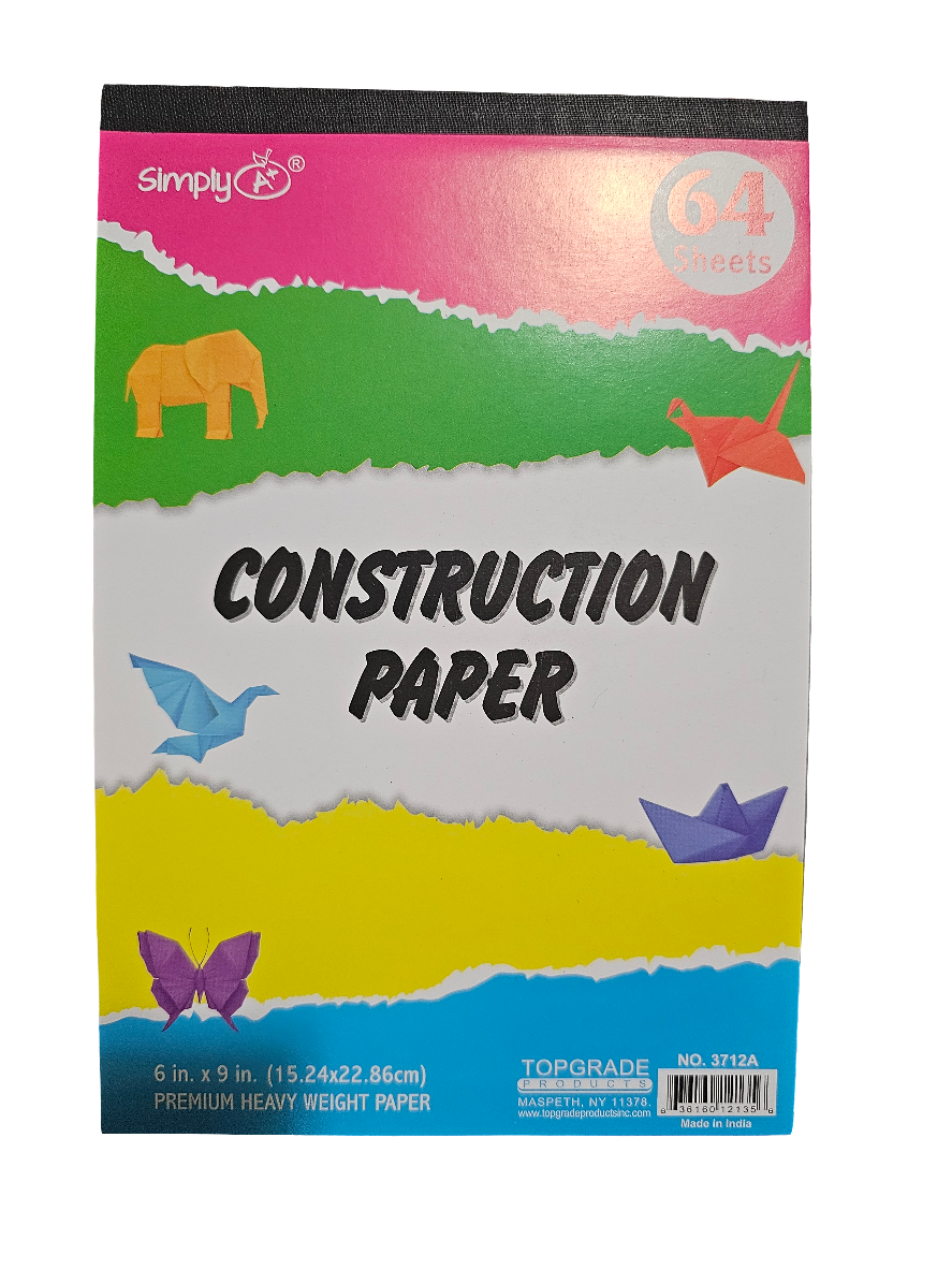 Construction Paper 64Sheets