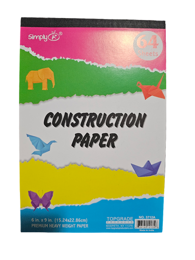 Construction Paper 64Sheets