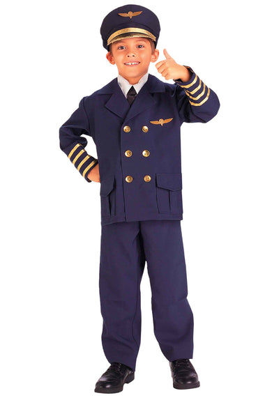 Airline Pilot Kids Costume