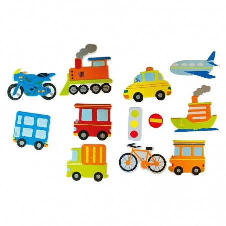 Craft Magic Stickers Foam Carros 36pcs