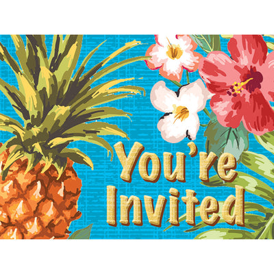 Aloha Pineapple Invitations