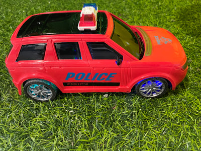 Red Land Rover Police - Remote Control