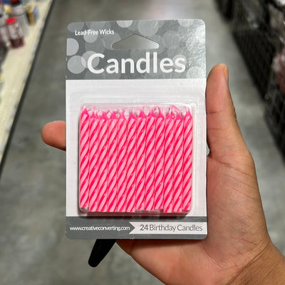 Candles pink