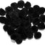 Pom-Pom 20mm 75pcs Black