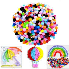 Pom-Pom 20mm Multicolor 75pcs