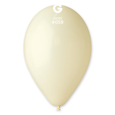 Gemar Balloon 12" Ivory