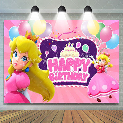 Little Pink Princess Birthday Backdrop