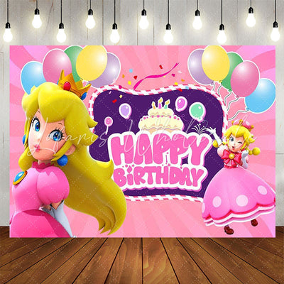 Little Pink Princess Birthday Backdrop