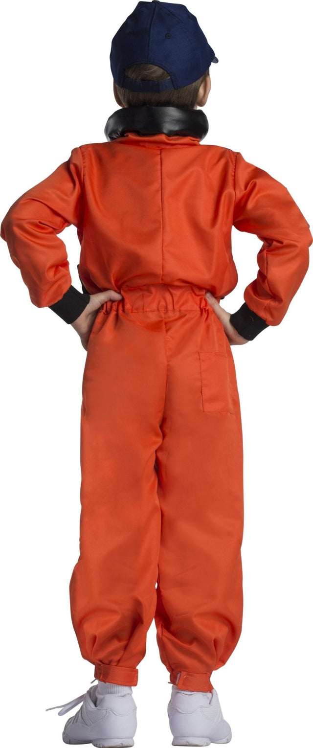 NASA Astronaut Costume Orange - Kids