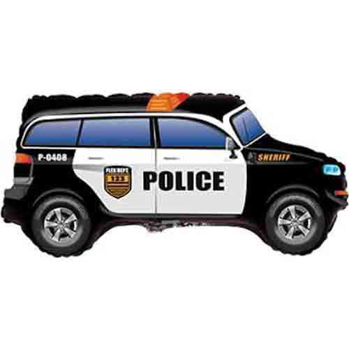 Police Car Balloon Foil 33"