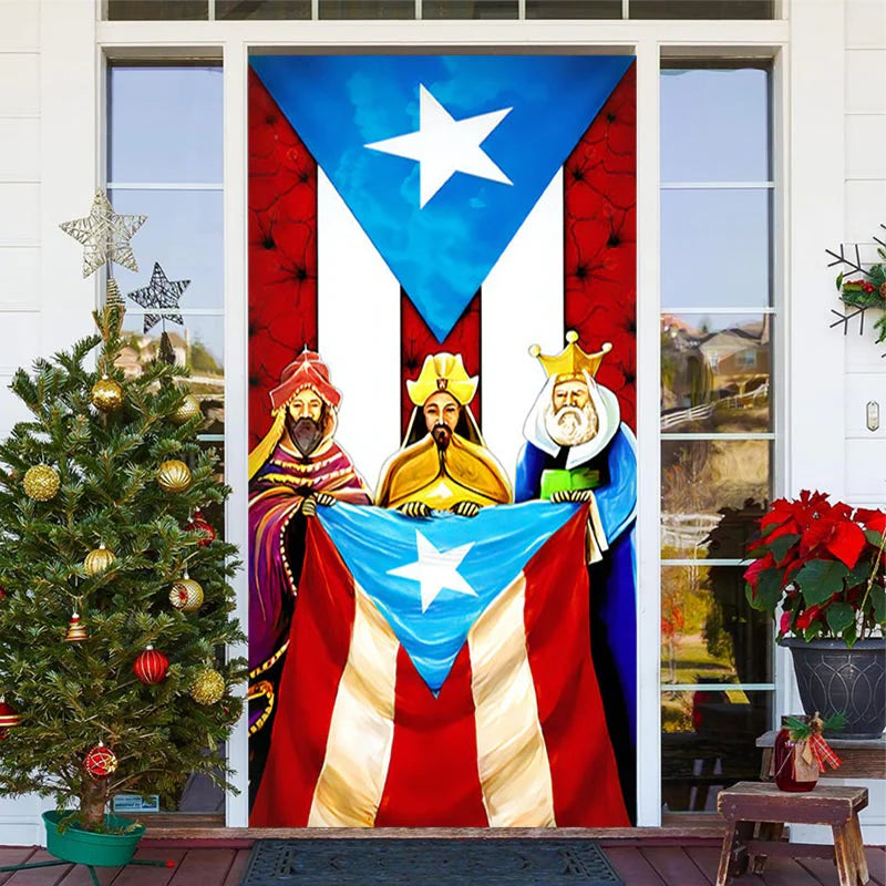 Backdrop Reyes Magos Puerto Rico Flag