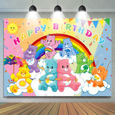 Backdrop Care Bears Kid Birthday