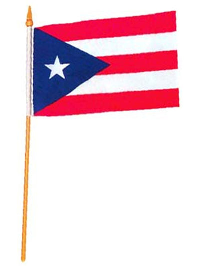 Mediana Bandera Puerto Rico (12"x18")