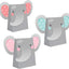 Enchant Girl Elephant Treat Bags (x8u)