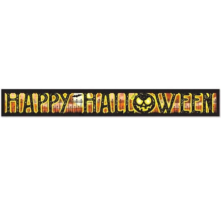 Halloween Metallic Fringe Banner