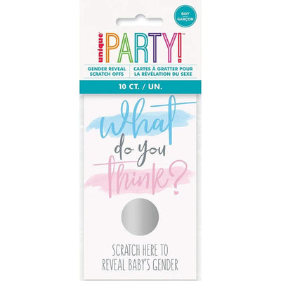 Gender Reveal Party Game Scratch (x10u)