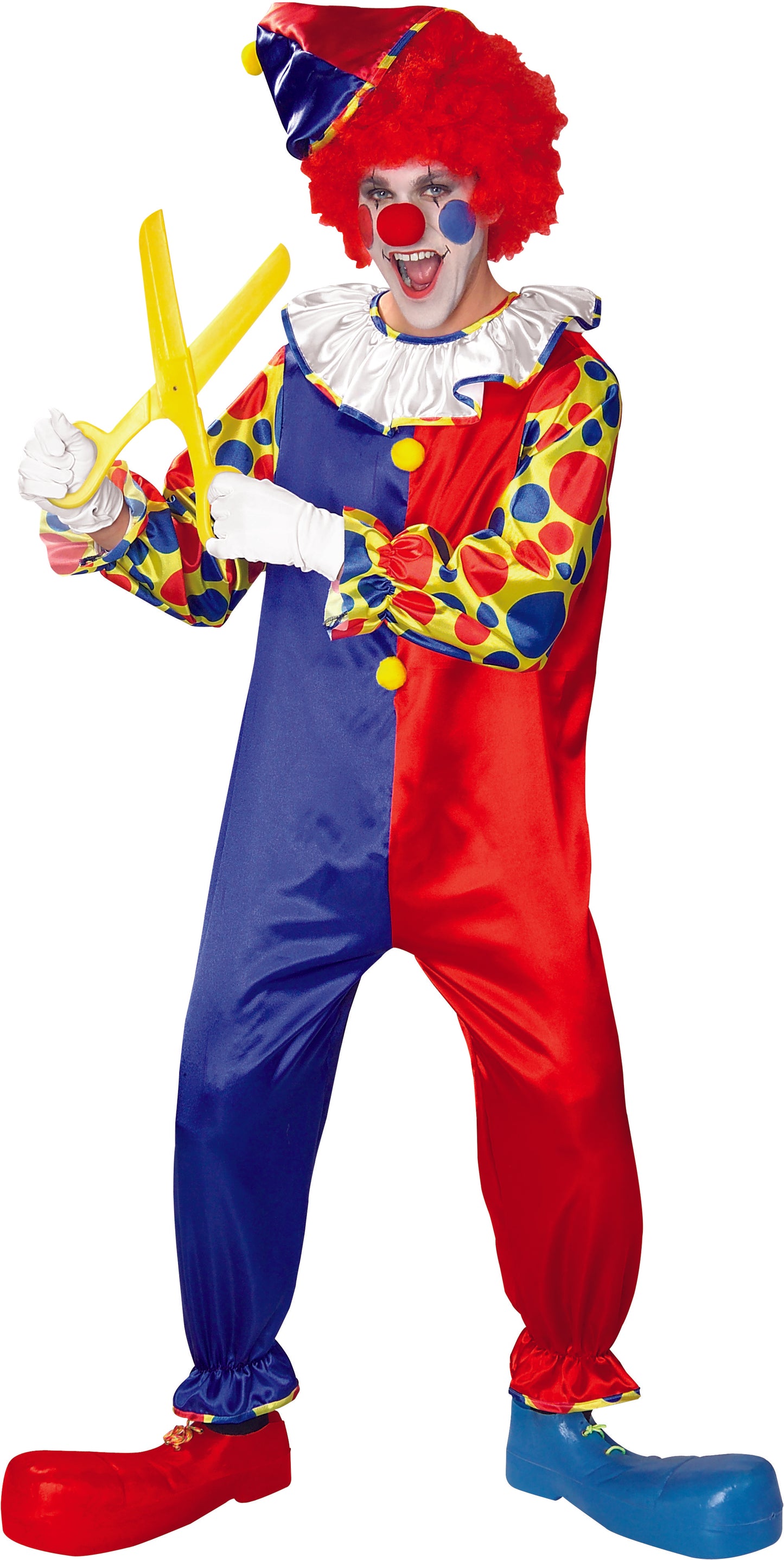 Bubbles The Clown Adult Costume