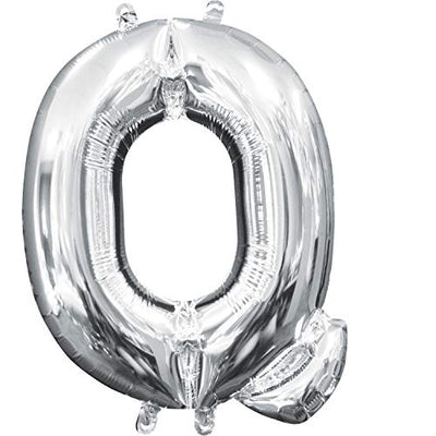 Balloon Air-Filled Letter "Q"- Silver