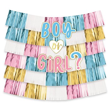 Fondo Decoración Gender Reveal Niña/Niño