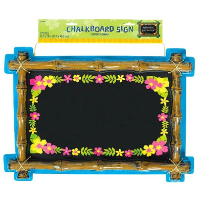 Tiki Chalkboard Cartel Pizarra