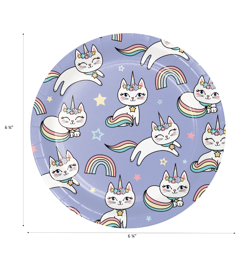 Sassy Caticorn Platos