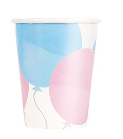 Gender R Party Cups x 8 unidades