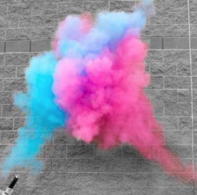 Gender Reveal Bengala Smoke Pink/Blue
