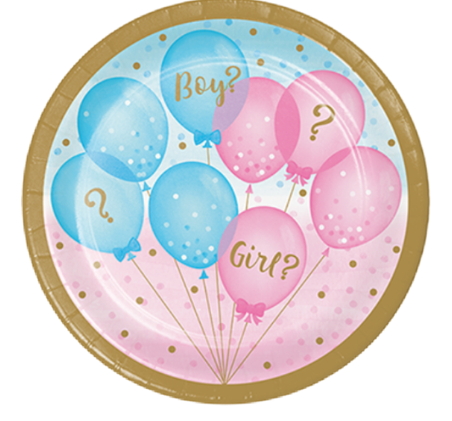 Gender Reveal Platos (x8u)