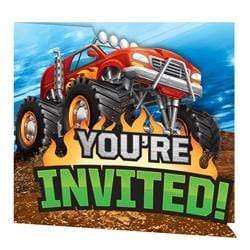 Monster Truck Invitaciones