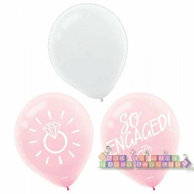 BLUSH WEDDING LATEX BALLOONS