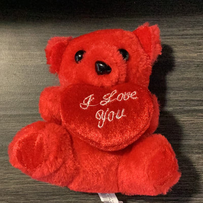 “I Love U” Bear Red- San Valentín