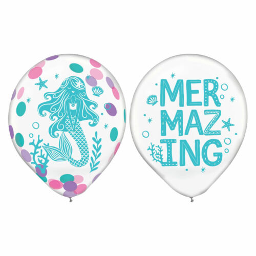 Mermaid Globo Latex Sirena Brillante